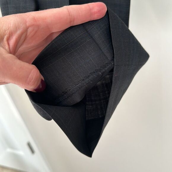 John Varvatos Star USA BEDFORD Suit Trousers Wool Flat Front Dress Pants 33S - Picture 7 of 12
